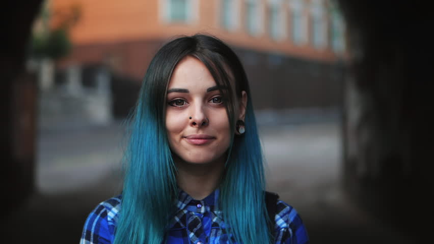 Street Punk Or Hipster Girl Stock Footage Video 100 Royalty Free