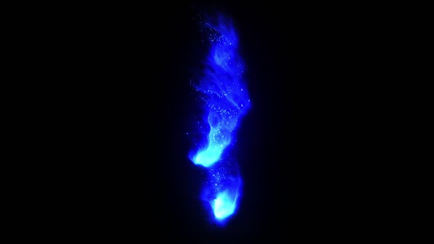 Stock Of 4k Blue Fire Flame Particles Smoke Gases 17335669 Hd00 15burning Fire Flames With Sparks Loop Blue