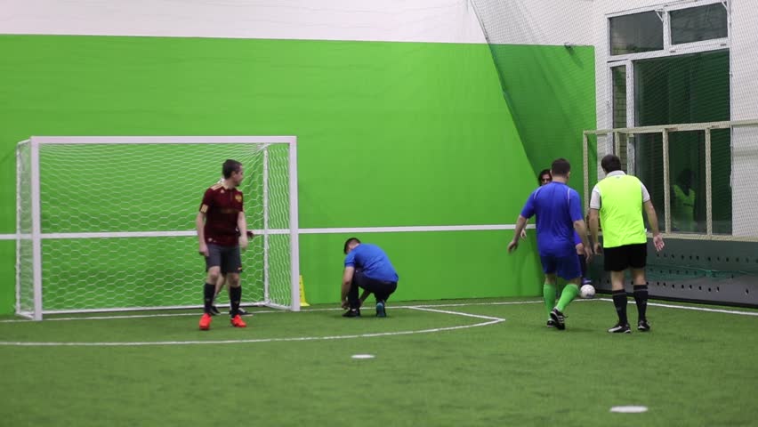 Moscow Dec 7 2018 Stock Footage 100 Royalty Free Moscow Dec 7 2018 Team Makes A Corner Kick And Scores The Ball Into Goal In Club Shakhtar Sokolniki Slow Motion