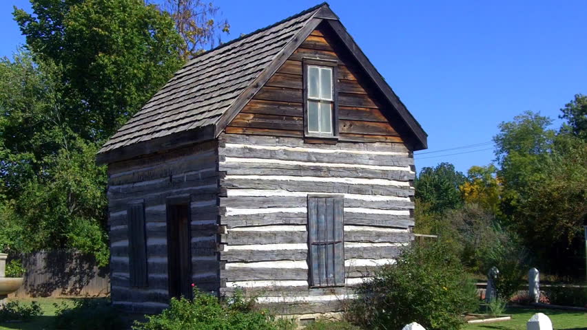 Log Cabin Museum Exhibit Stock Video Footage 4k And Hd Video