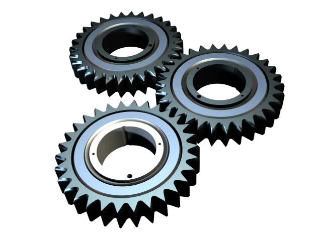 3d Metal Rotating Gears On Stock Footage Video (100% Royalty-free ...