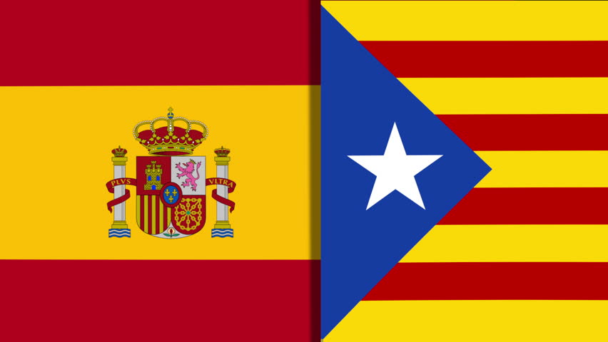 Bandera Catalana Stock Footage Video | Shutterstock