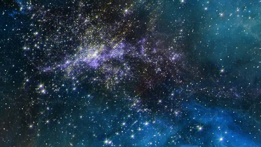 Galaxy Of Moving Stars In Space Stock Footage Video 373261 | Shutterstock