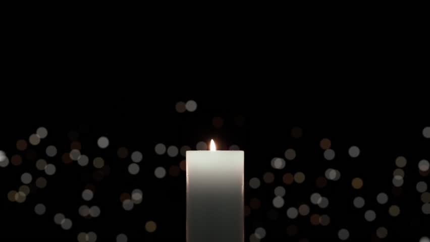 Advent Candles Looped Background Used Stock Footage Video (100% Royalty