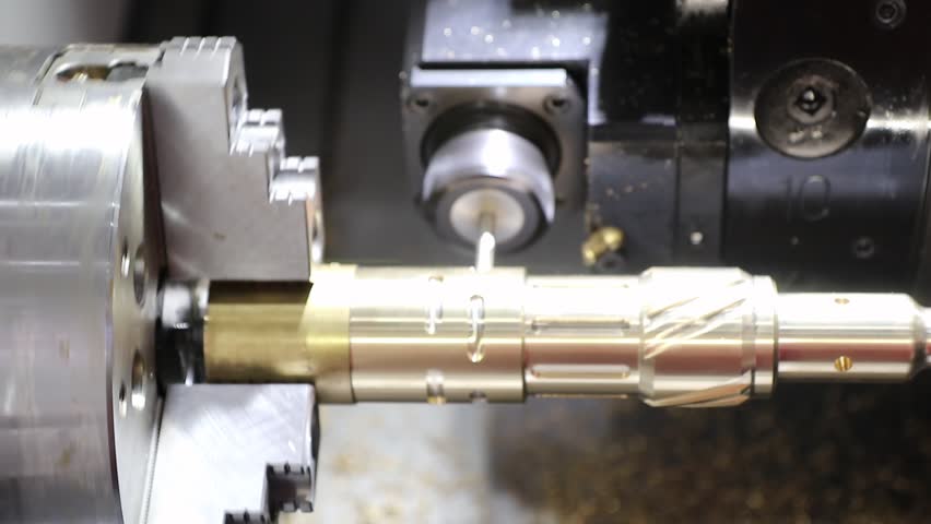 Cnc Lathe Show How to Stock Footage Video (100% Royalty-free) 33418174