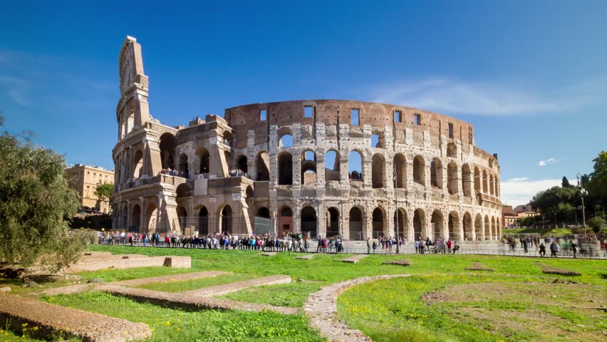 Time Lapse Of Colosseum, One Of The New Seven Wonders Of The World In ...