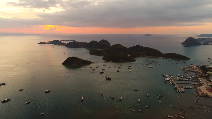Landscape, ships, and river in Indonesia image - Free stock photo ...
