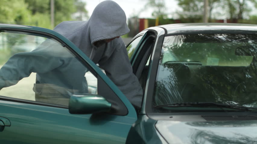 Burglar Uses A Slim Jim Stock Footage Video 100 Royalty Free 3704264 Shutterstock