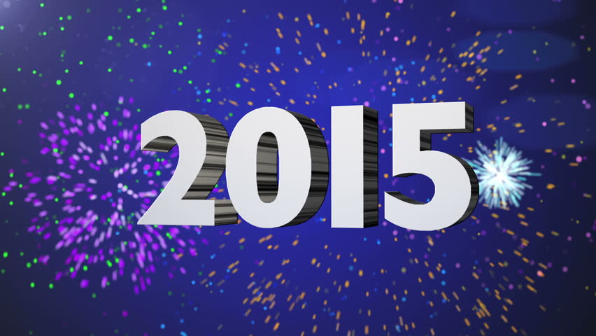 New Year Fireworks Celebration Animating Stock Footage Video (100% Royalty-free) 4161934