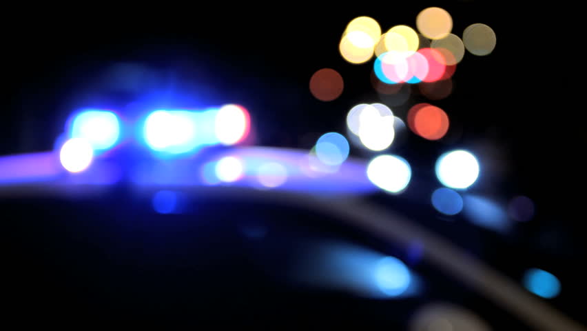 Police Car Emergency Vehicle Blurred Lights 1920x1080 Stock Footage ...