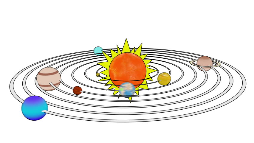 Solar System Animation Stock Footage Video (100% Royalty-free) 6041414