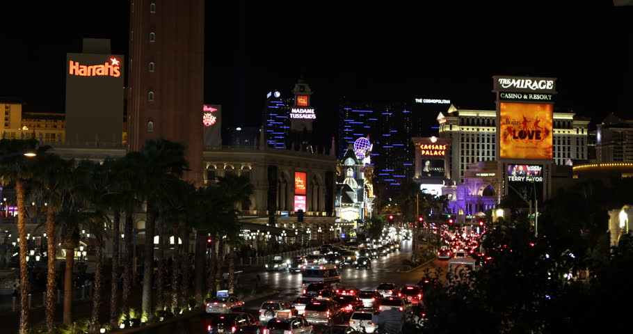 Harrahs Las Vegas Stock Footage Video | Shutterstock