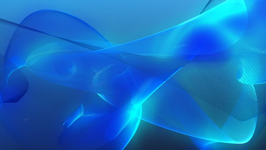 Lens Flares Abstract Motion Blue Background 3D Animated Computer Design ...