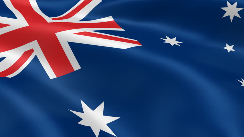 Stock video of australian flag in the wind. part | 759244 | Shutterstock