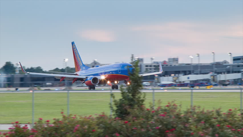 New Orleans International Airport Footage Stock Clips