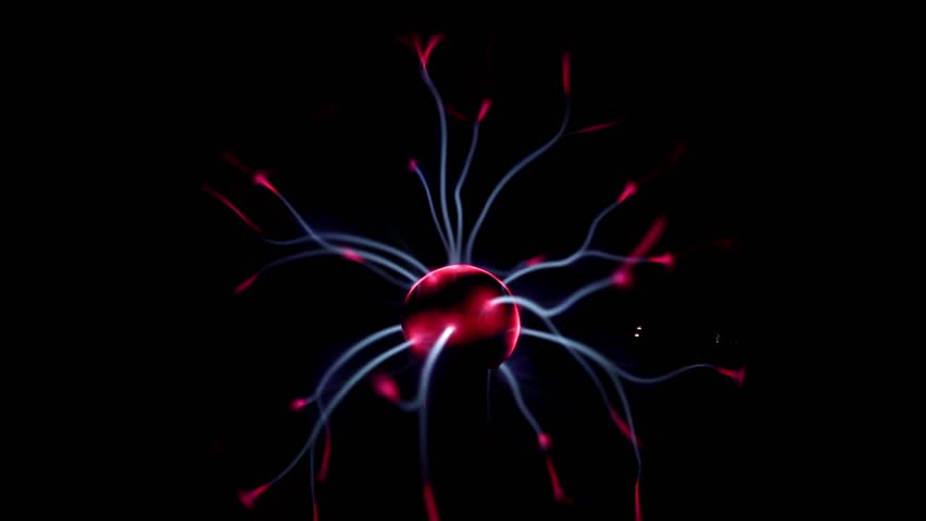 Plasma Ball Energy Lightning Stock Footage Video (100% Royalty-free ...