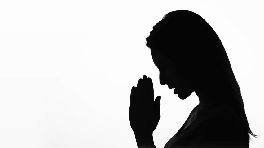 Close Up Of Woman Praying Stock Footage Video Royalty Free Shutterstock