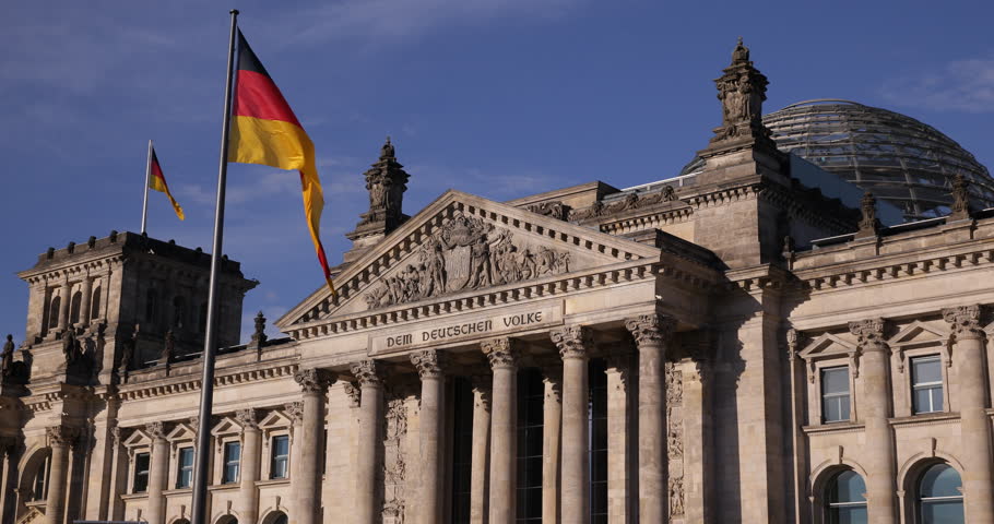 BERLIN, GERMANY - JUNE 30, 2014 Berlin Capital City Center Parliament ...