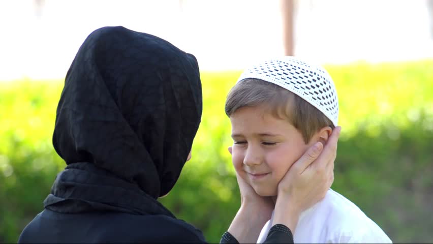 Arabic Mother And Son Together Stock Footage Video 8473303 Shutterstock