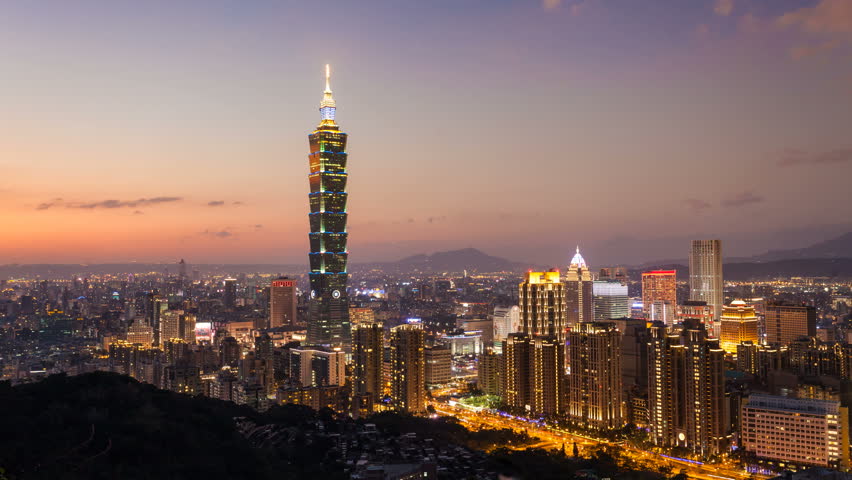 Night Skyline of Taipei, Taiwan image - Free stock photo - Public Domain photo - CC0 Images