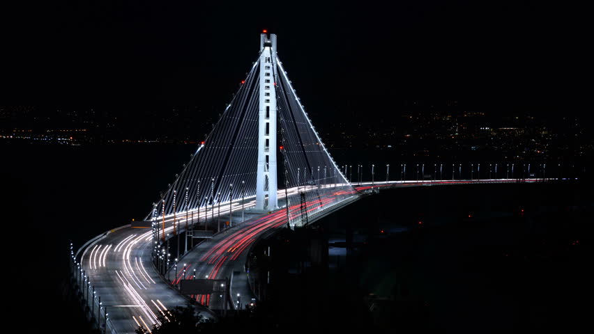 Sf Bay Bridge Timelapse 01 Stock Footage Video 100 Royalty Free   1 